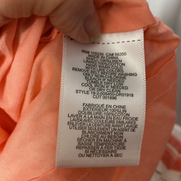 Joie Khari Striped Linen Midi Sun Dress size small - Picture 9 of 9